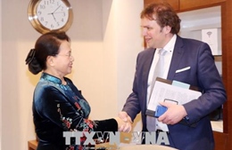 Chủ tịch Quốc hội Nguyễn Thị Kim Ngân tiếp Phó Cao ủy Chương trình Đồng bằng Hà Lan 